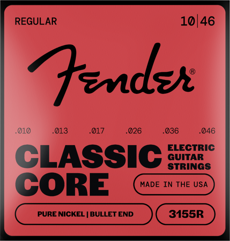 Fender Guit. Elec. 6c Nckl 3155r 10-46 Bullet - Cuerdas guitarra eléctrica - Main picture