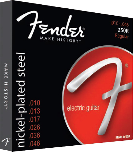 Fender Jeu De 6 Cordes Guit. Elec. 6c Nickelplated Steel Ball End 009.046 250lr Nw - Cuerdas guitarra eléctrica - Main picture