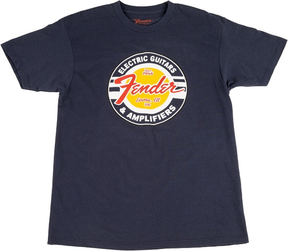 Fender Classic Circle Logo Navy M - Camiseta - Main picture