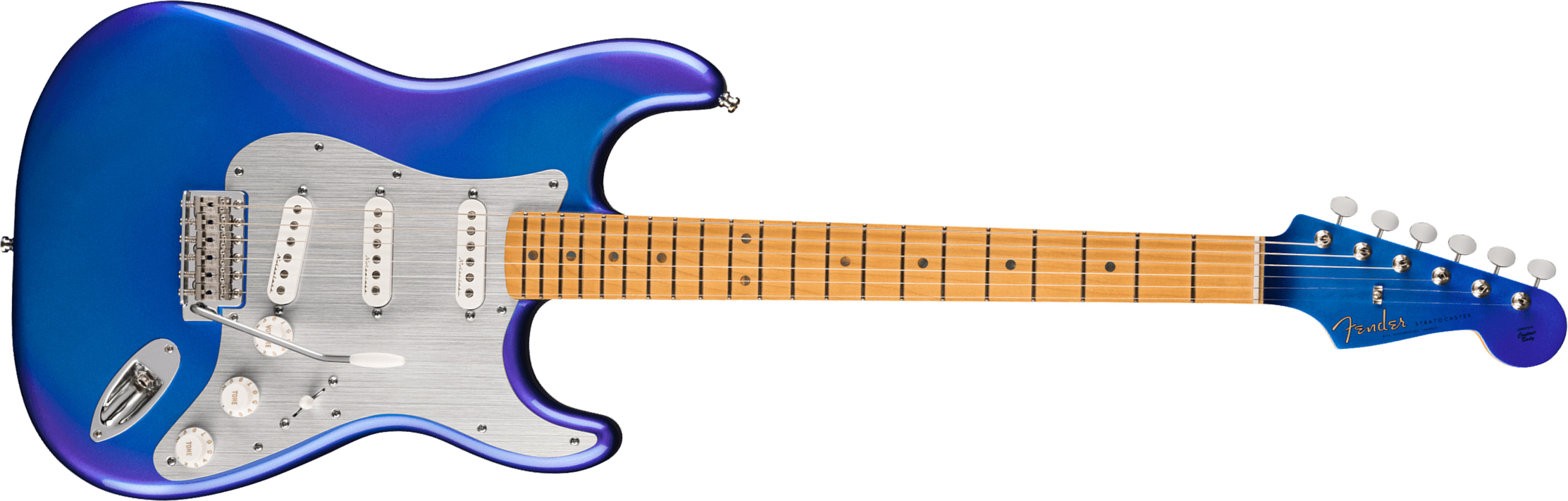 Fender H.e.r. Strat Ltd Signature Mex 3s Trem Mn - Blue Marlin - Guitarra eléctrica con forma de str. - Main picture