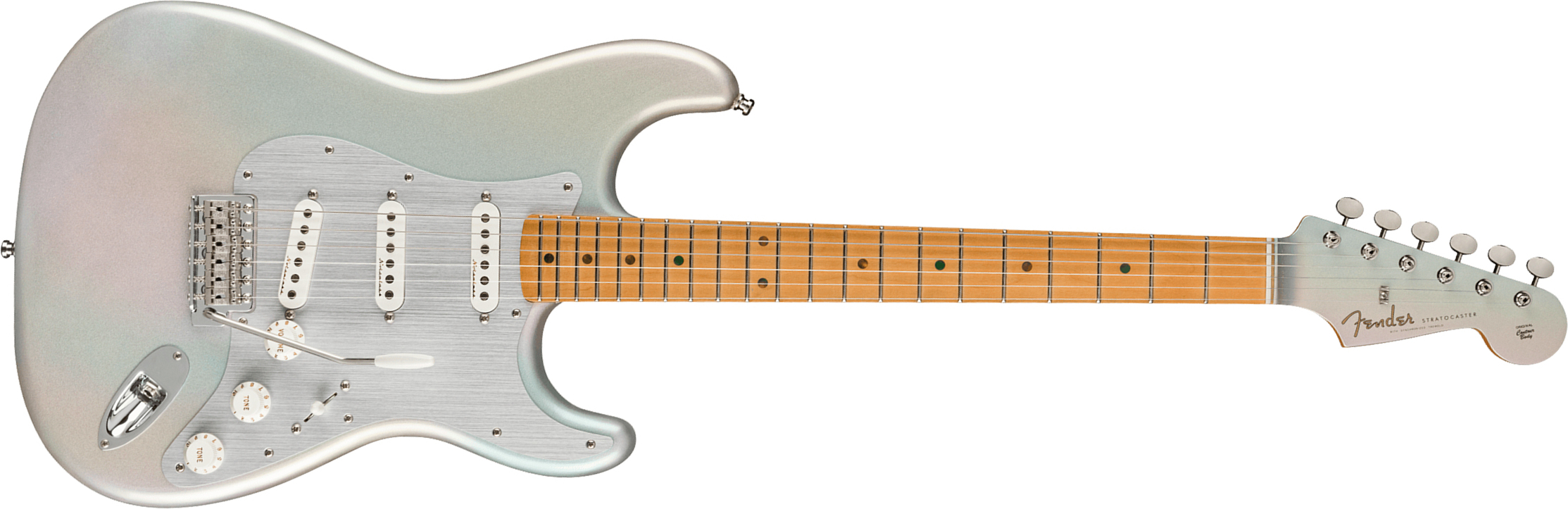 Fender H.e.r. Strat Signature Mex 3s Trem Mn - Chrome Glow - Guitarra eléctrica con forma de str. - Main picture