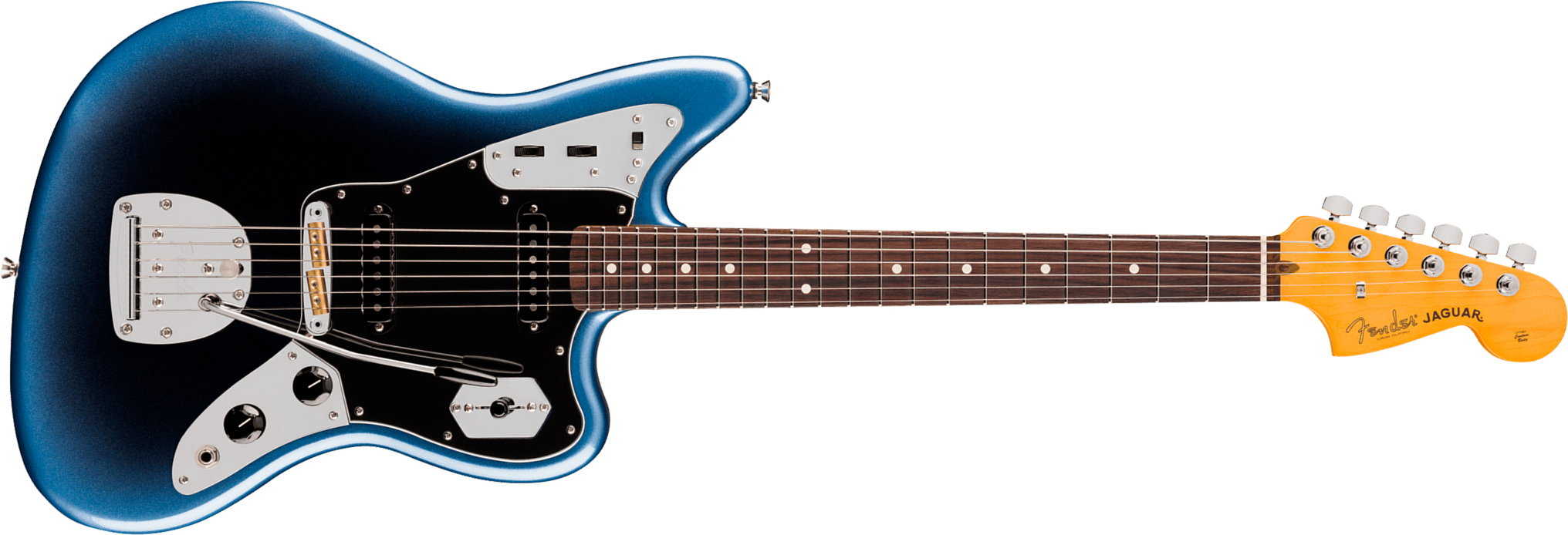 Fender Jaguar American Pro. Usa Shsc 2s Trem Rw - Dark Night - Guitarra electrica retro rock - Main picture