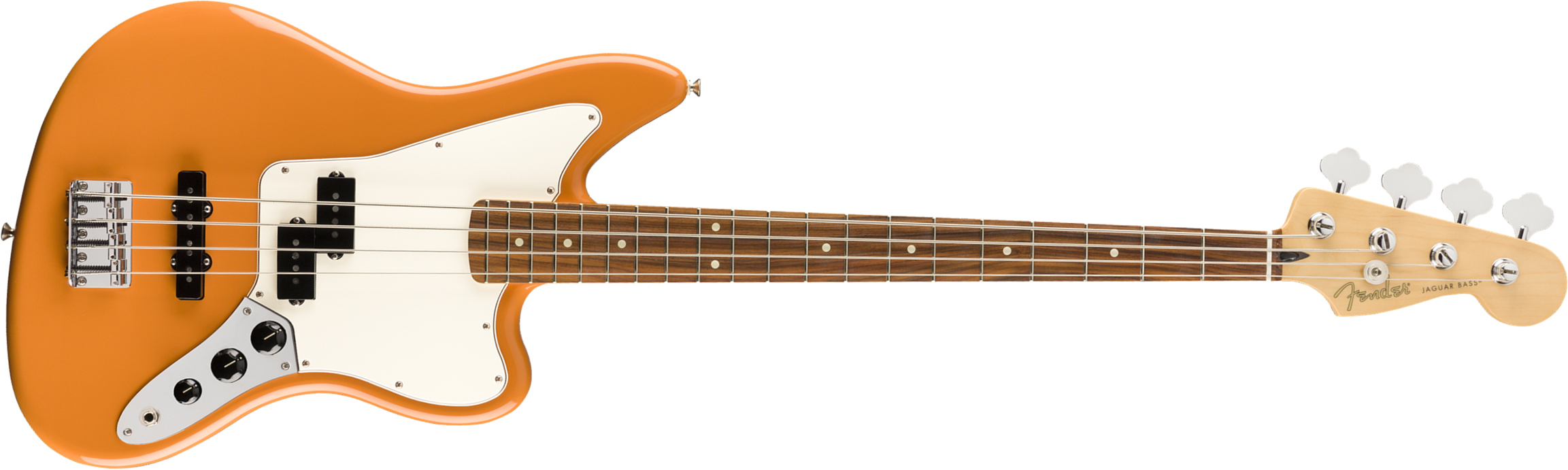 Fender Jaguar Bass Player Mex Mn - Capri Orange - Bajo eléctrico de cuerpo sólido - Main picture