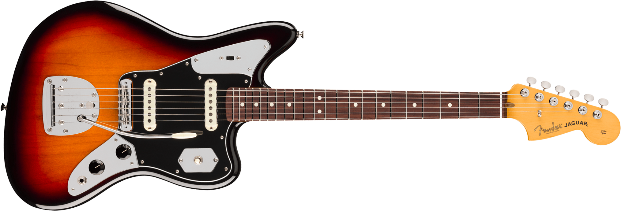 Fender Jaguar Classic American Pro Usa Shsc 2s Trem Rw - 3-color Sunburst - Guitarra electrica retro rock - Main picture