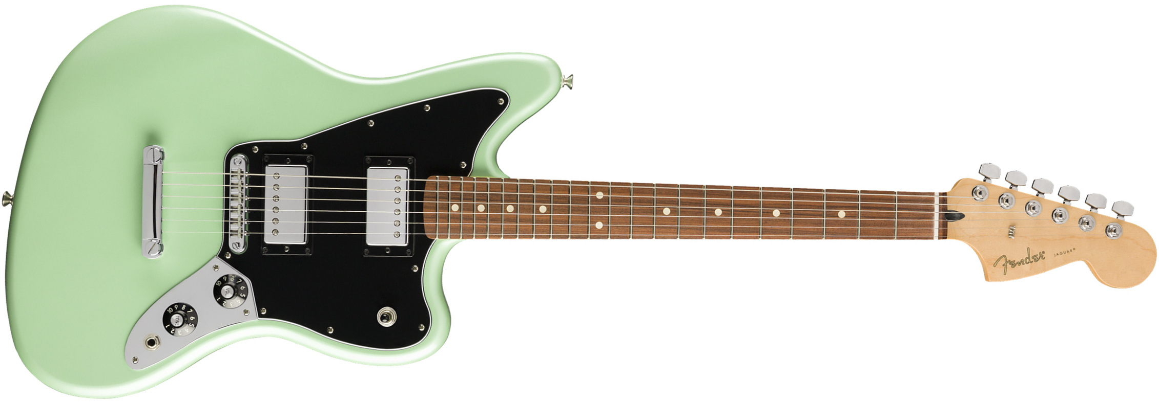 Fender Jaguar Hh Special Edition Player Fsr Mex 2h Ht Pf - Surf Pearl - Guitarra electrica retro rock - Main picture