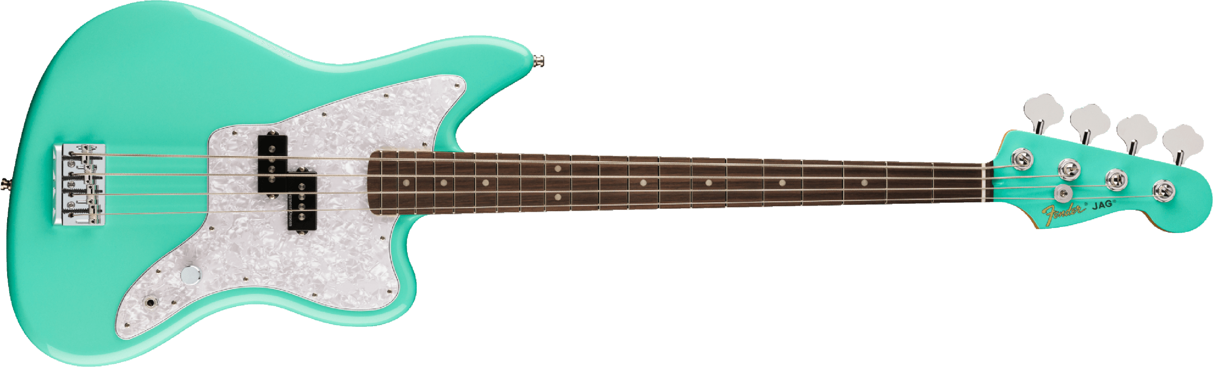 Fender Jaguar Mark Hoppus Signature Limited Edition - Sea Foam Green - Bajo eléctrico de cuerpo sólido - Main picture