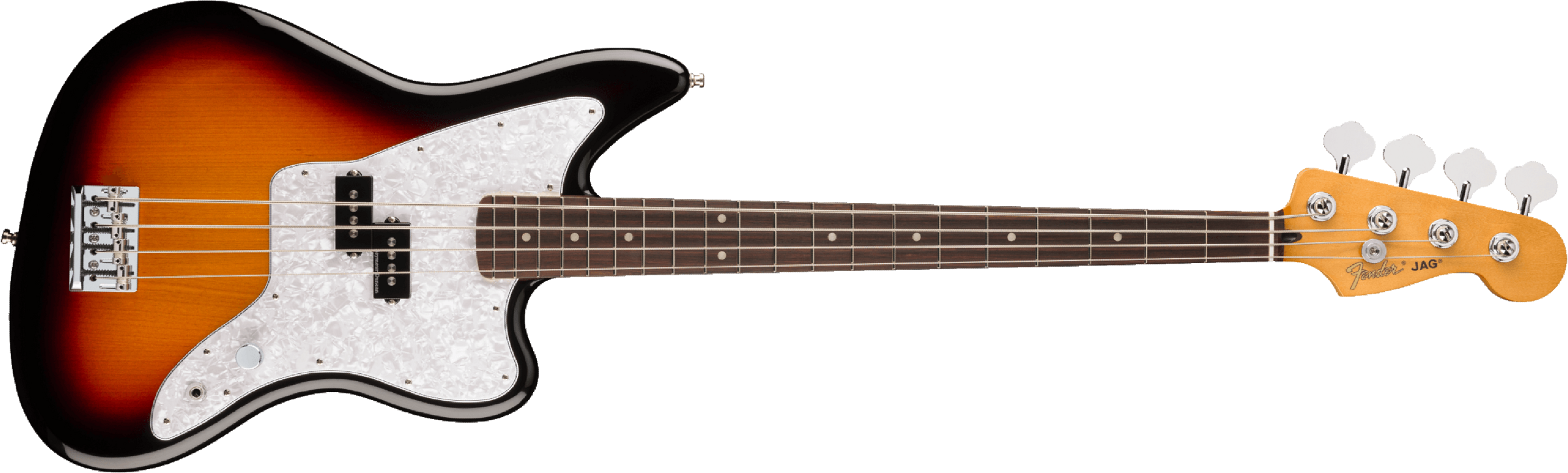 Fender Jaguar Mark Hoppus Signature Limited Edition - 3-color Sunburst - Bajo eléctrico de cuerpo sólido - Main picture