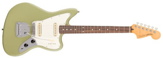 Fender Jaguar Player Ii Mex Trem 2s Rw - Birch Green - Guitarra electrica retro rock - Main picture