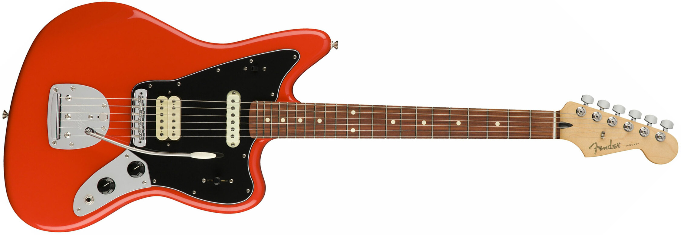 Fender Jaguar Player Mex Hs Pf - Sonic Red - Guitarra electrica retro rock - Main picture