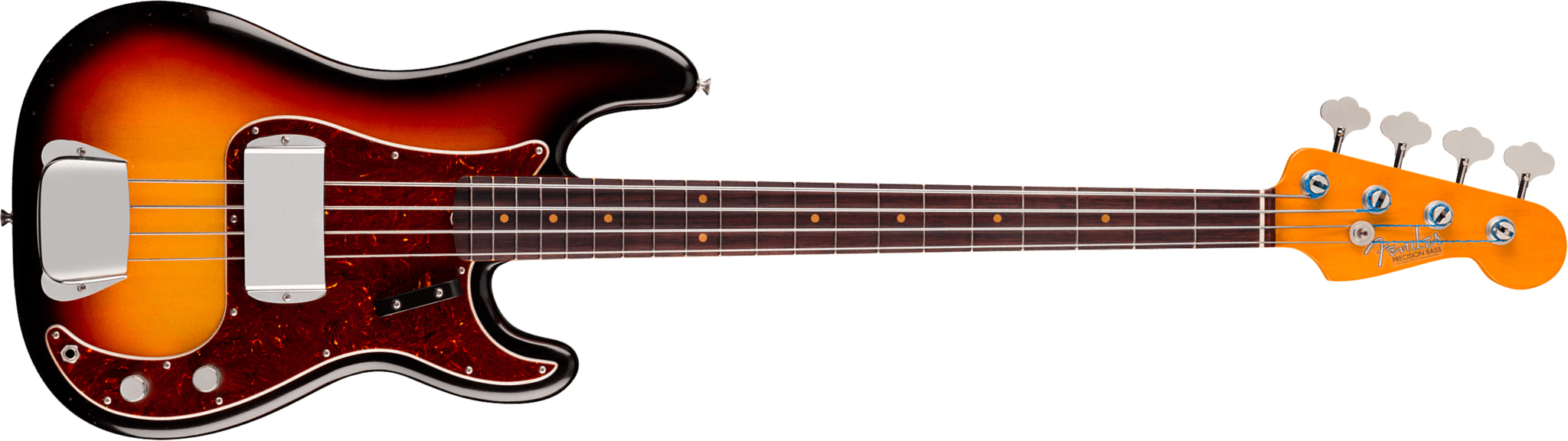 Fender James Jamerson Precision Bass 1962 Signature Usa Rw - Heirloom 3-color Sunburst - Bajo eléctrico de cuerpo sólido - Main picture