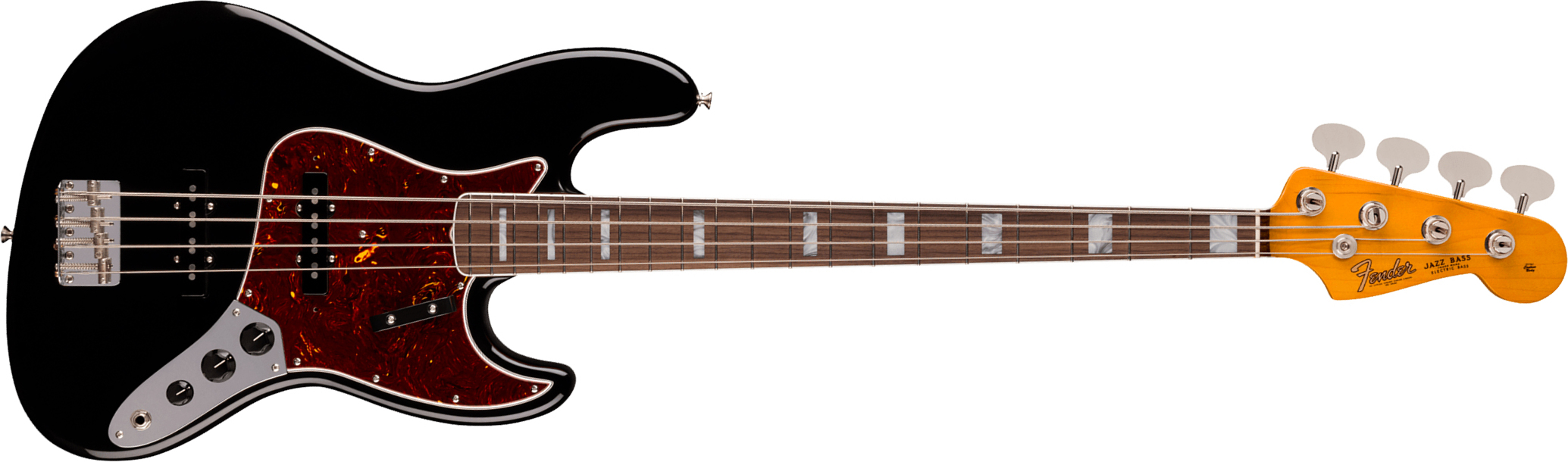 Fender Jazz Bass 1966 American Vintage Ii Ltd Usa Rw - Black - Bajo eléctrico de cuerpo sólido - Main picture
