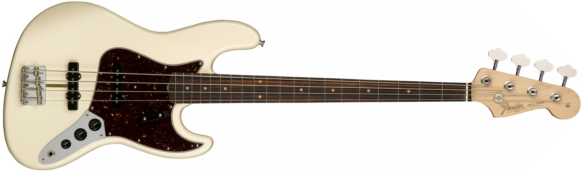 Fender Jazz Bass '60s American Original Usa Rw - Olympic White - Bajo eléctrico de cuerpo sólido - Main picture