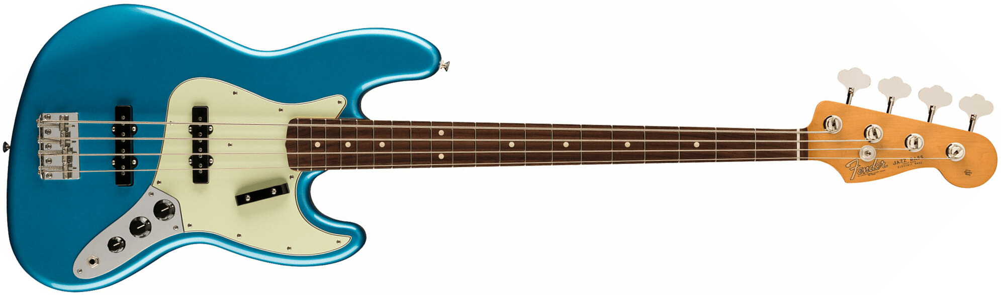 Fender Jazz Bass 60s Vintera Ii Mex Rw - Lake Placid Blue - Bajo eléctrico de cuerpo sólido - Main picture