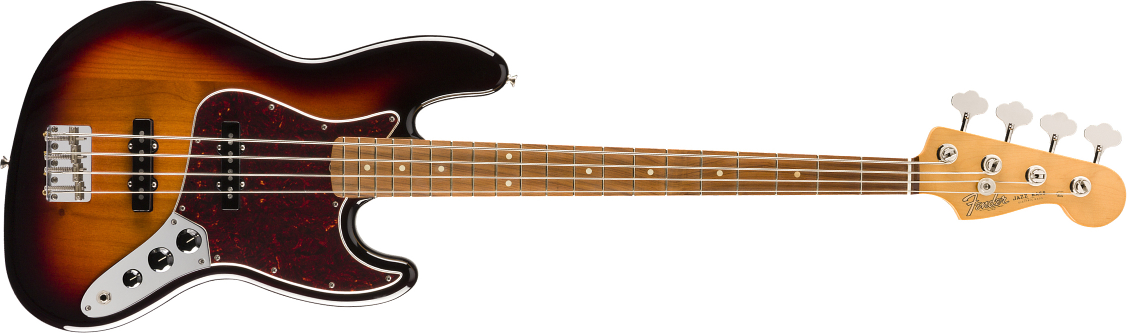Fender Jazz Bass 60s Vintera Vintage Mex Pf - 3-color Sunburst - Bajo eléctrico de cuerpo sólido - Main picture