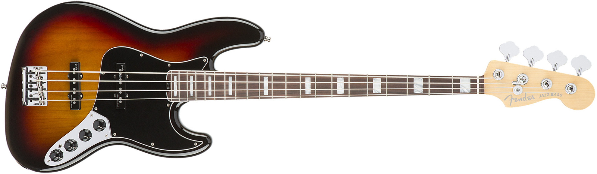 Fender Jazz Bass American Elite 2016 (usa, Rw) - 3-color Sunburst - Bajo eléctrico de cuerpo sólido - Main picture
