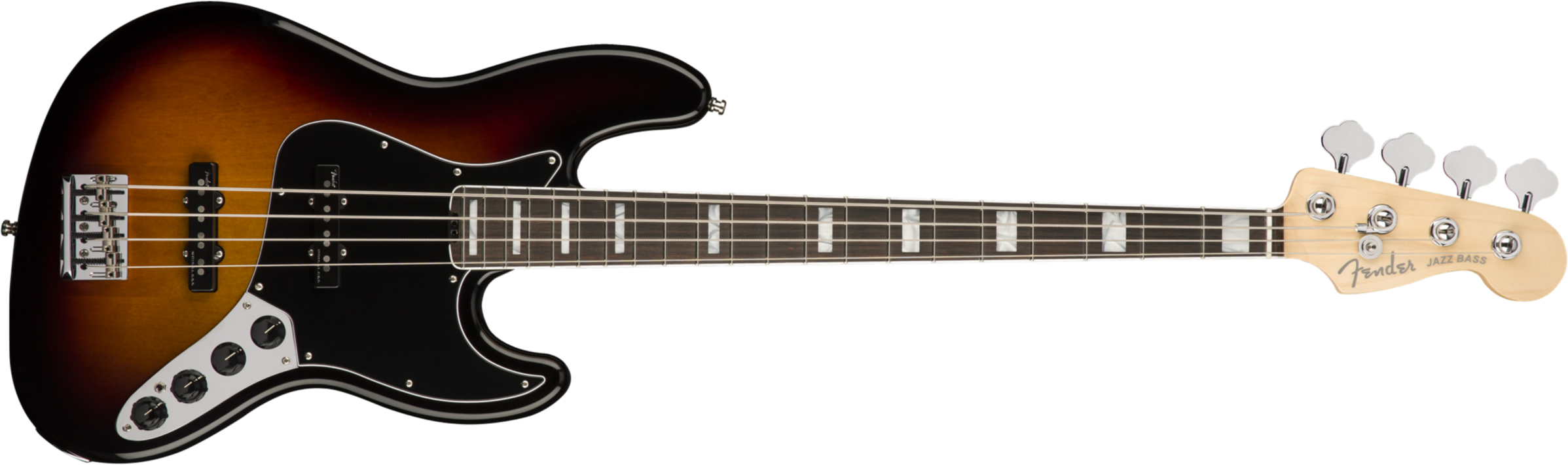 Fender Jazz Bass American Elite 2018 Usa Eb - 3 Color Sunburst - Bajo eléctrico de cuerpo sólido - Main picture