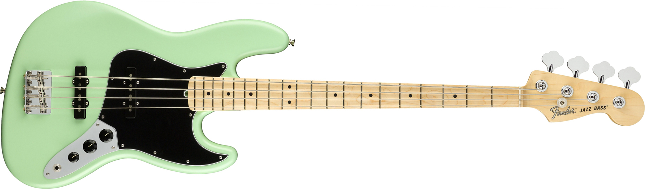 Fender Jazz Bass American Performer Usa Mn - Satin Surf Green - Bajo eléctrico de cuerpo sólido - Main picture