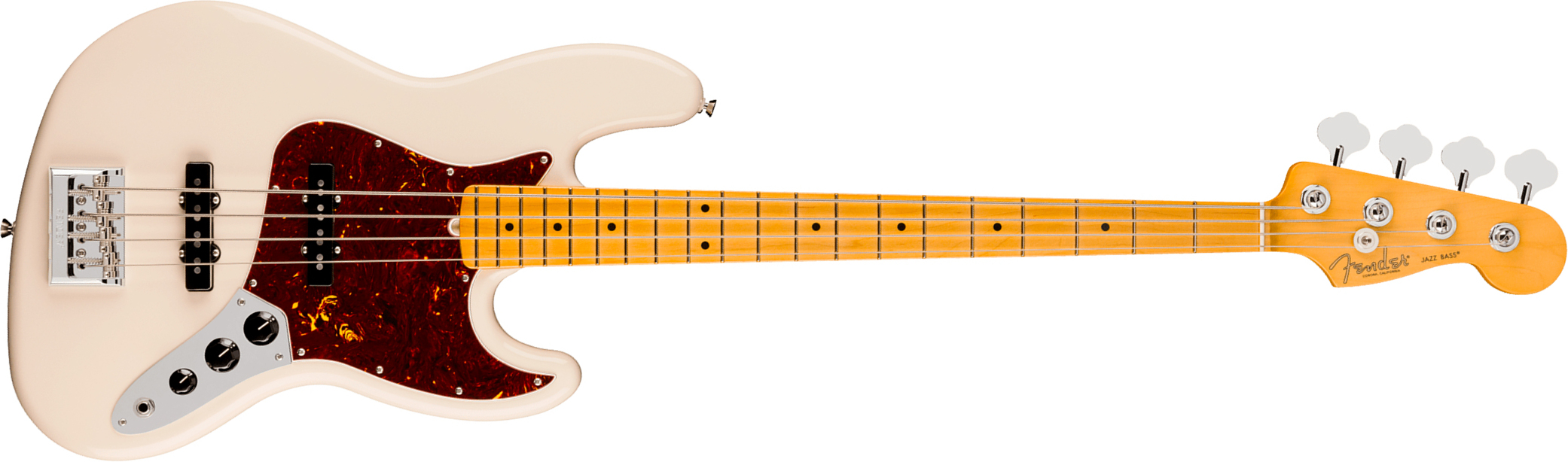 Fender Jazz Bass American Pro. Usa Mn - Olympic White - Bajo eléctrico de cuerpo sólido - Main picture
