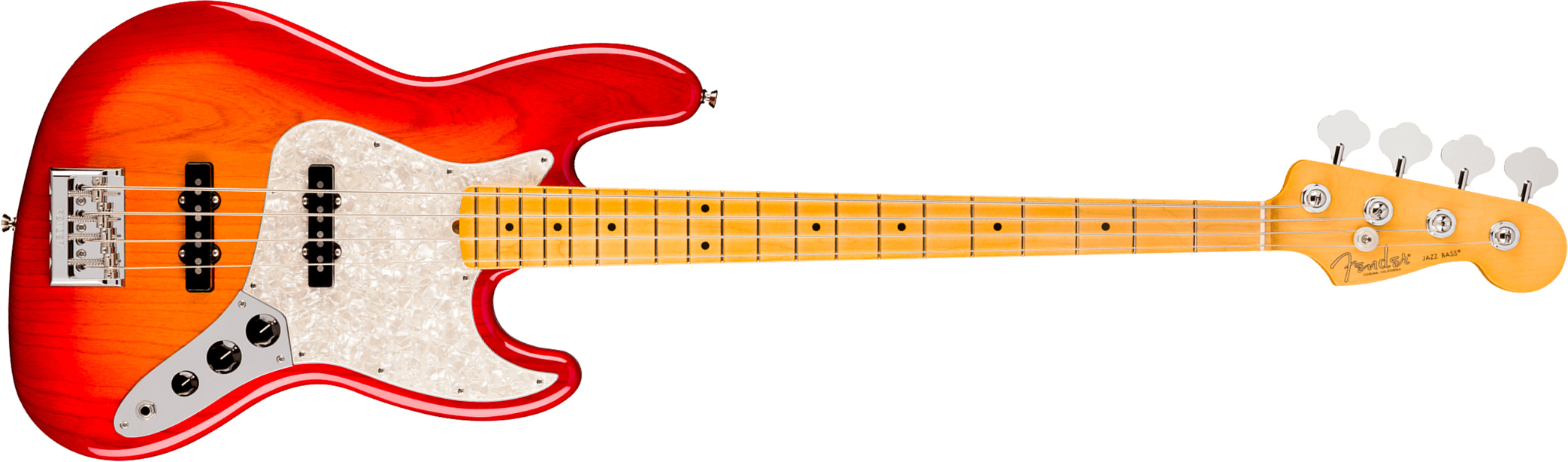 Fender Jazz Bass American Pro. Usa Mn - Aged Cherry Burst - Bajo eléctrico de cuerpo sólido - Main picture