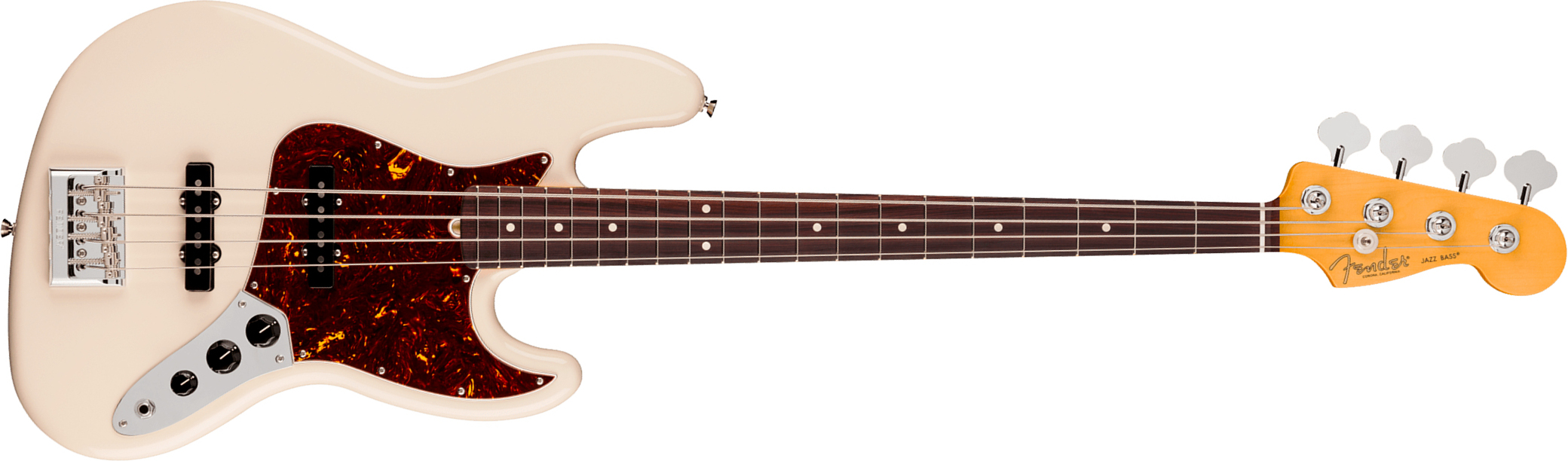 Fender Jazz Bass American Pro. Usa Rw - Olympic White - Bajo eléctrico de cuerpo sólido - Main picture