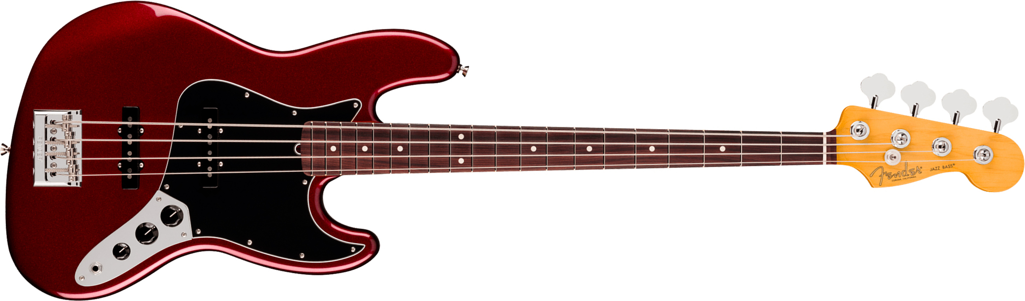 Fender Jazz Bass American Pro. Usa Rw - Oxblood - Bajo eléctrico de cuerpo sólido - Main picture