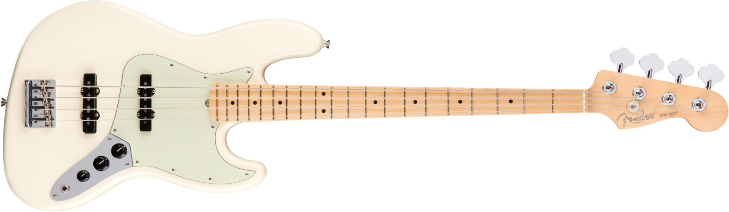 Fender Jazz Bass American Professional 2017 Usa  Mn - Olympic White - Bajo eléctrico de cuerpo sólido - Main picture