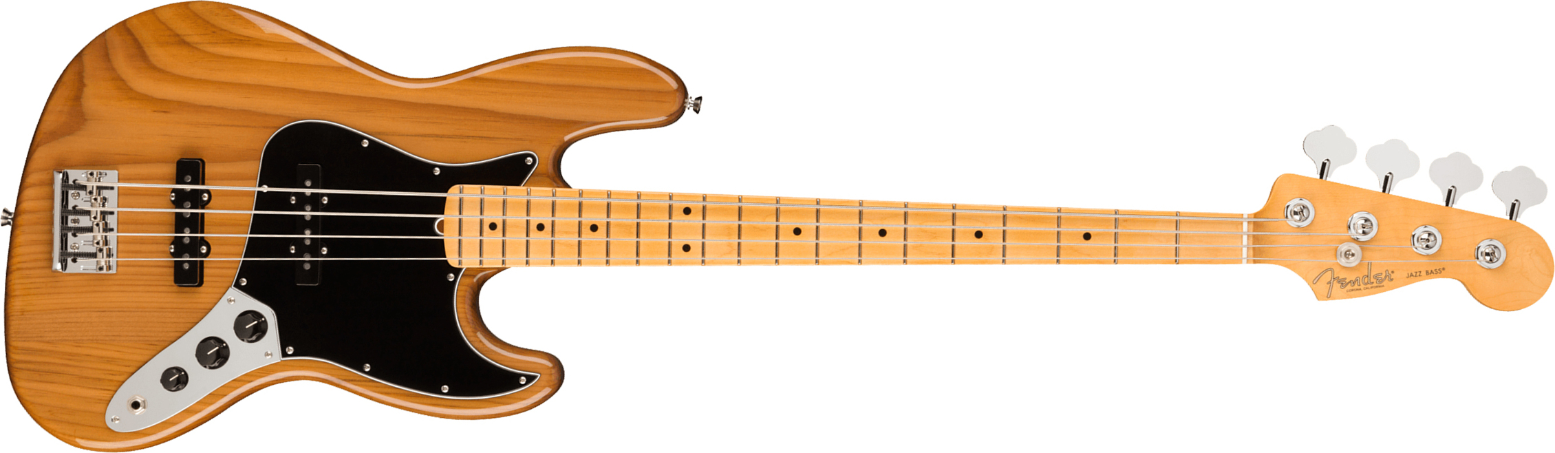 Fender Jazz Bass American Professional Ii Usa Mn - Roasted Pine - Bajo eléctrico de cuerpo sólido - Main picture