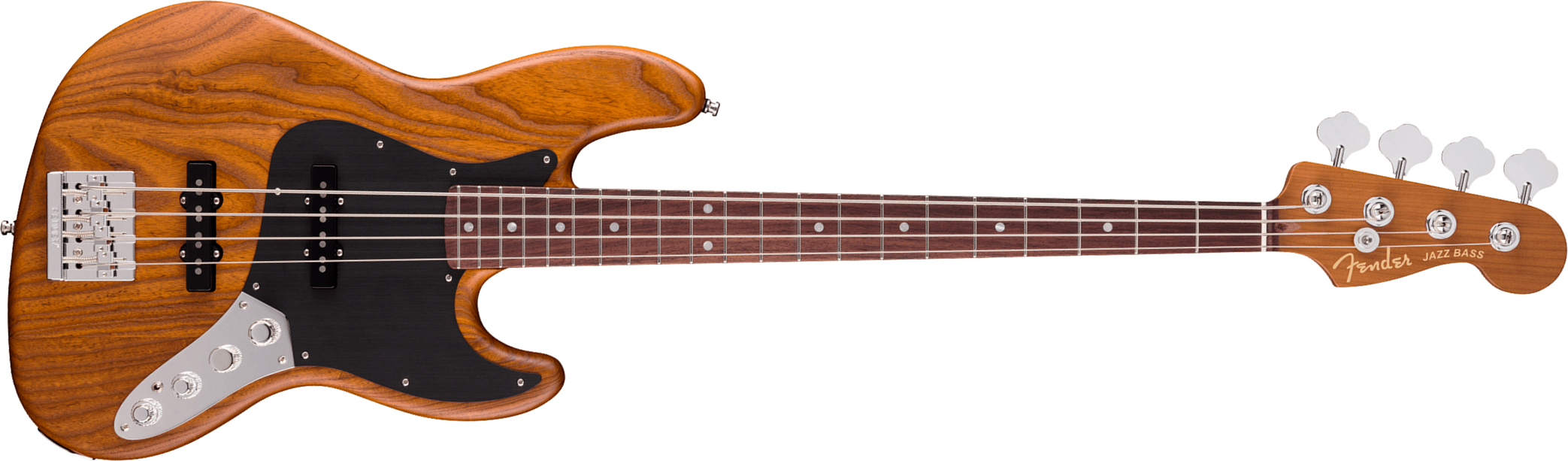 Fender Jazz Bass American Ultra Ii Ltd Active Rw - Natural - Bajo eléctrico de cuerpo sólido - Main picture