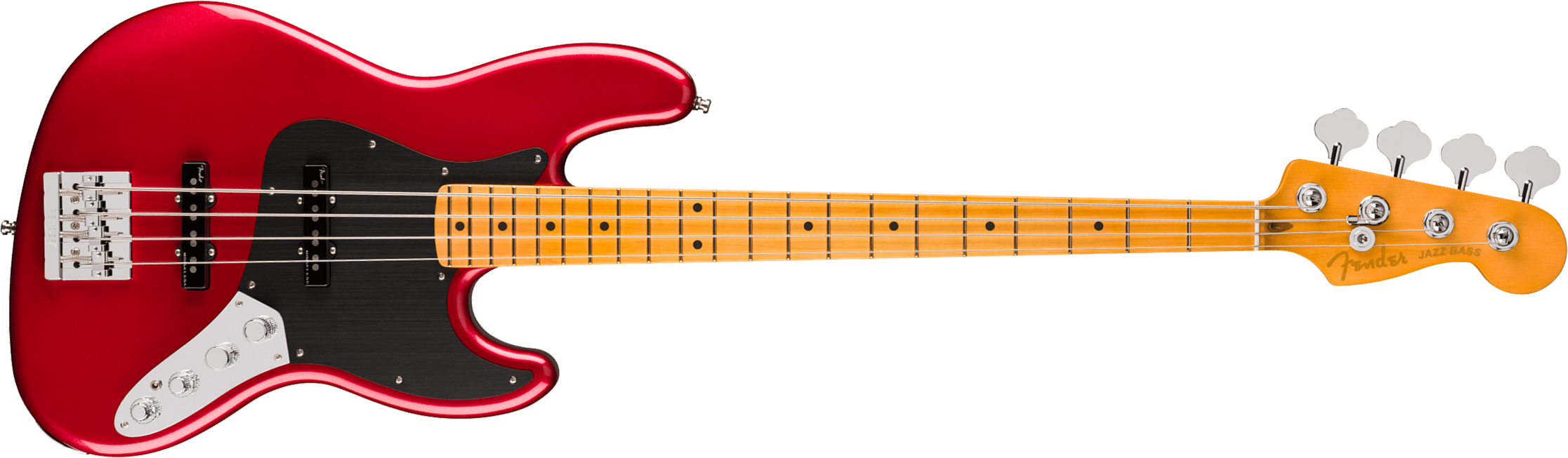 Fender Jazz Bass American Ultra Ii Usa Active Mn - Sinister Red - Bajo eléctrico de cuerpo sólido - Main picture