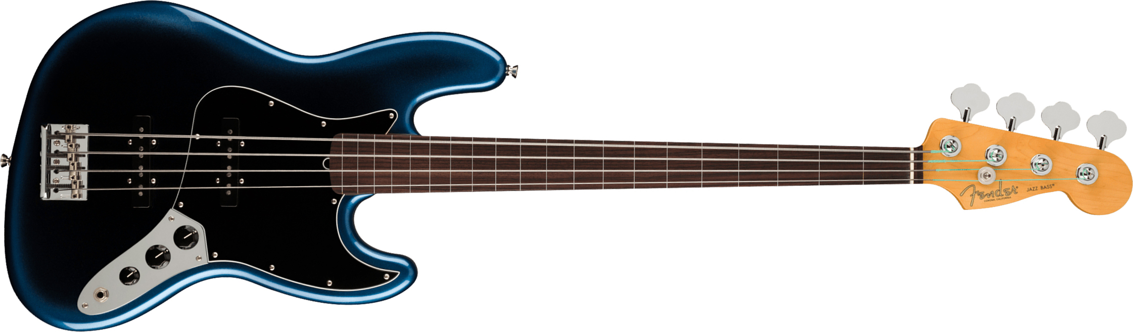 Fender Jazz Bass Fretless American Professional Ii Usa Rw - Dark Night - Bajo eléctrico de cuerpo sólido - Main picture