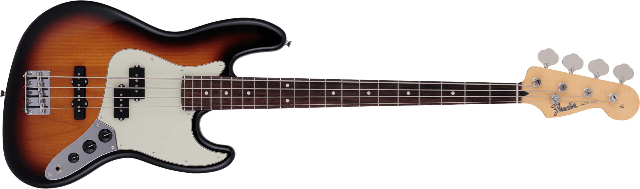 Fender Jazz Bass Hybrid Ii Pj Mij Jap Rw - 3-color Sunburst - Bajo eléctrico de cuerpo sólido - Main picture