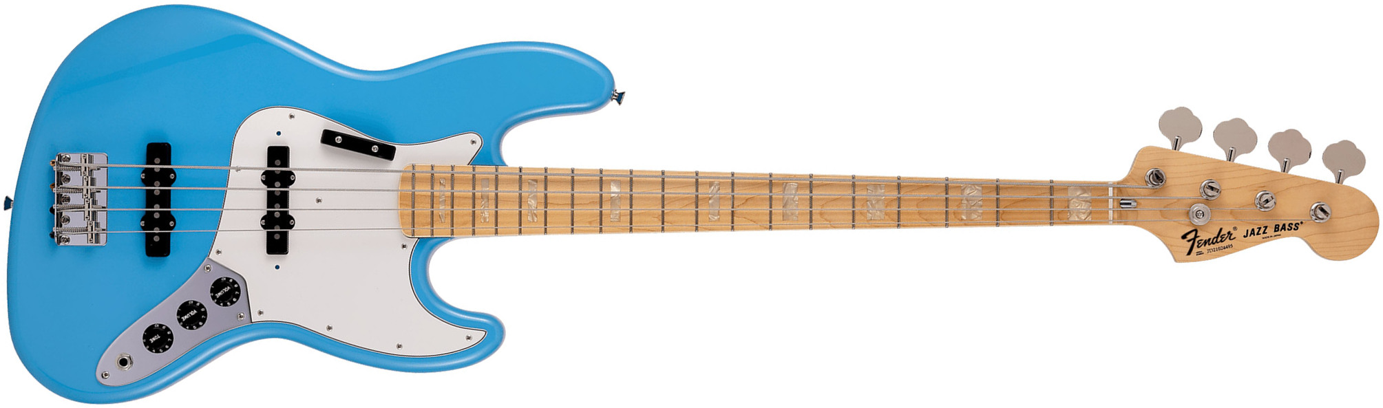 Fender Jazz Bass International Color Ltd Jap Mn - Maui Blue - Bajo eléctrico de cuerpo sólido - Main picture