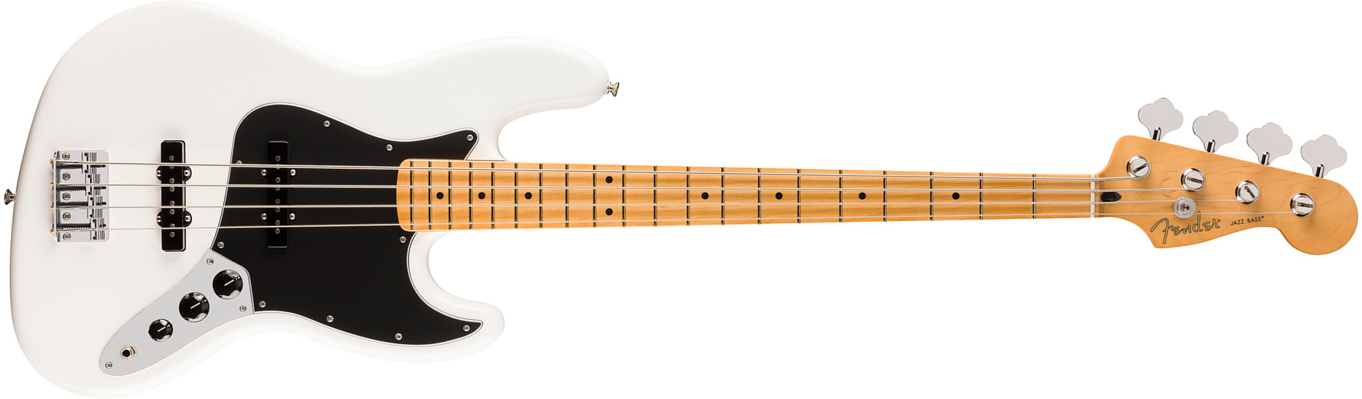 Fender Jazz Bass Player Ii Mex Mn - Polar White - Bajo eléctrico de cuerpo sólido - Main picture