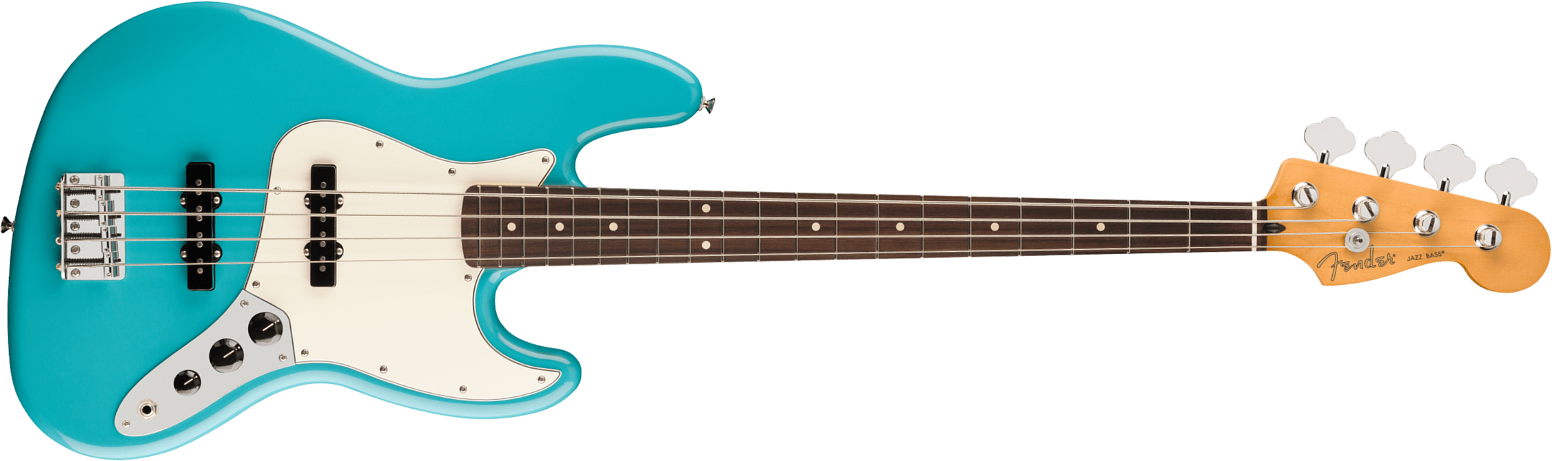 Fender Jazz Bass Player Ii Mex Rw - Aquatone Blue - Bajo eléctrico de cuerpo sólido - Main picture