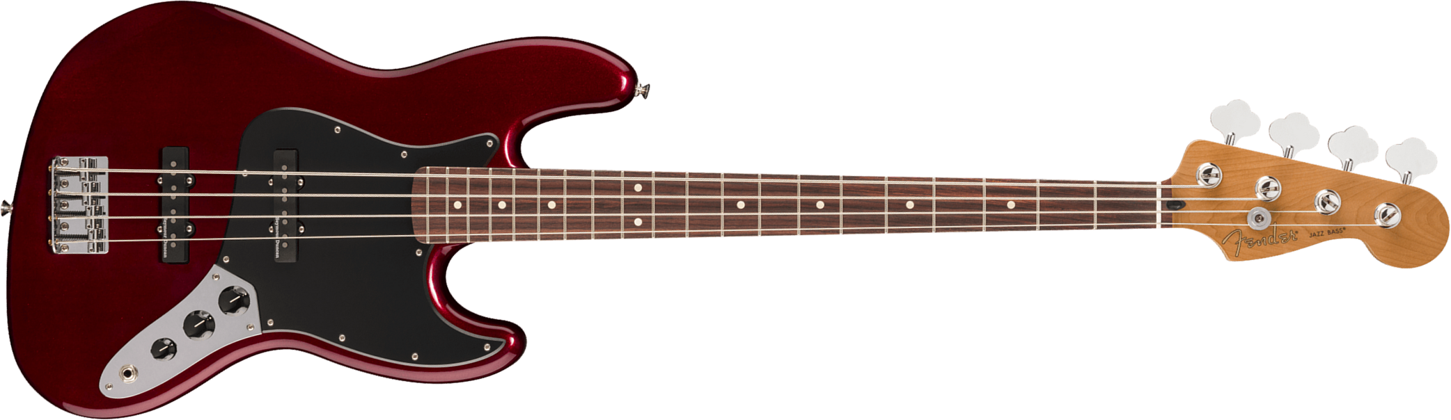 Fender Jazz Bass Player Ii Mex Rw - Oxblood - Bajo eléctrico de cuerpo sólido - Main picture