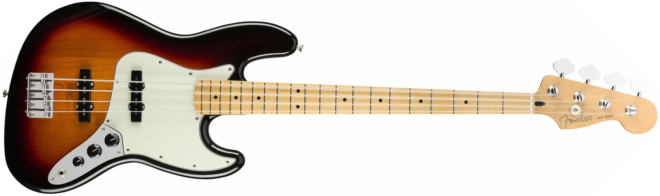 Fender Jazz Bass Player Mex Mn - 3-color Sunburst - Bajo eléctrico de cuerpo sólido - Main picture