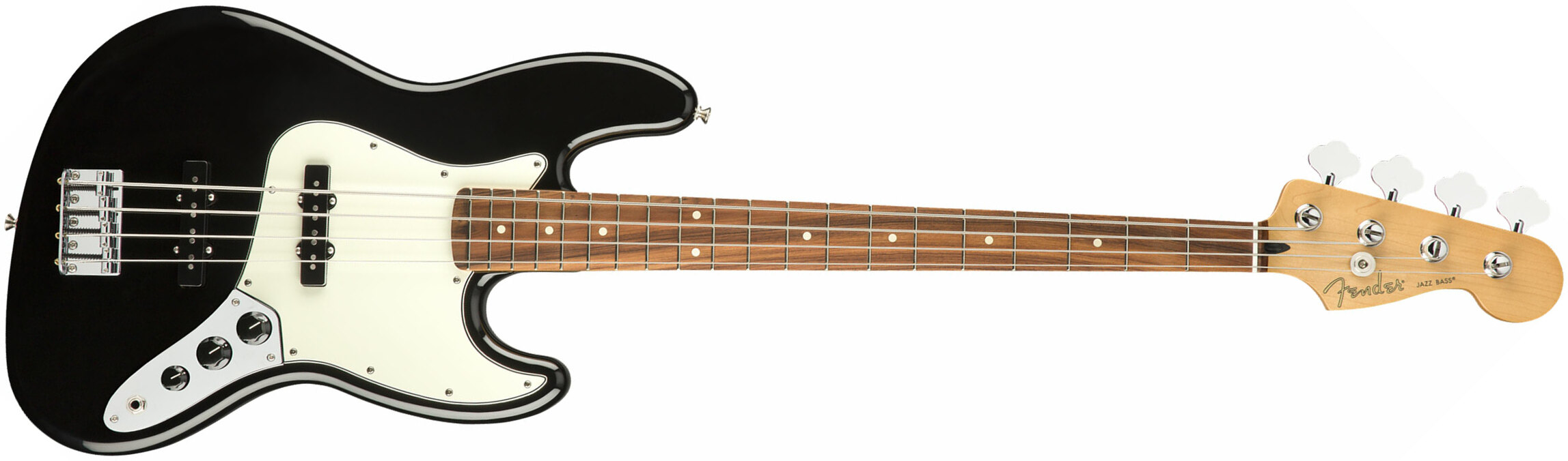 Fender Jazz Bass Player Mex Pf - Black - Bajo eléctrico de cuerpo sólido - Main picture