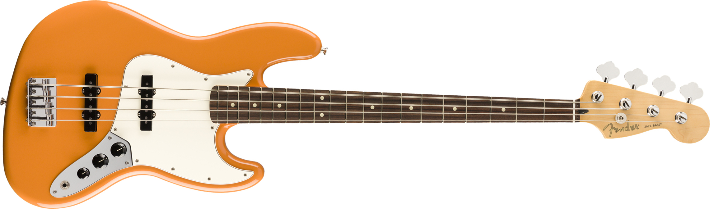 Fender Jazz Bass Player Mex Pf - Capri Orange - Bajo eléctrico de cuerpo sólido - Main picture