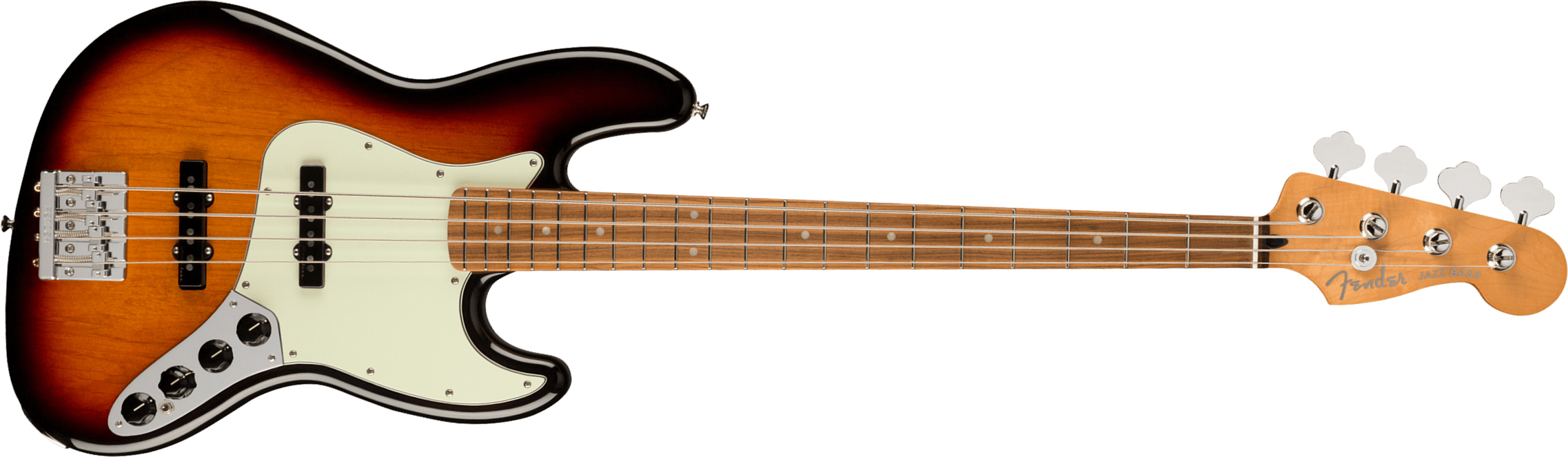 Fender Jazz Bass Player Plus Mex Active Pf - 3-color Sunburst - Bajo eléctrico de cuerpo sólido - Main picture