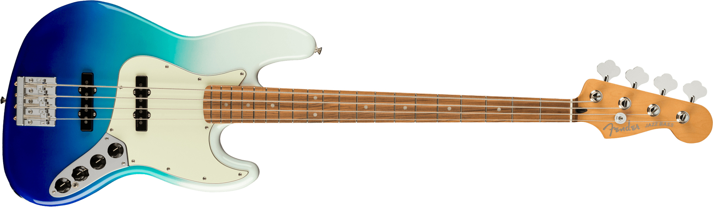 Fender Jazz Bass Player Plus Mex Active Pf - Belair Blue - Bajo eléctrico de cuerpo sólido - Main picture