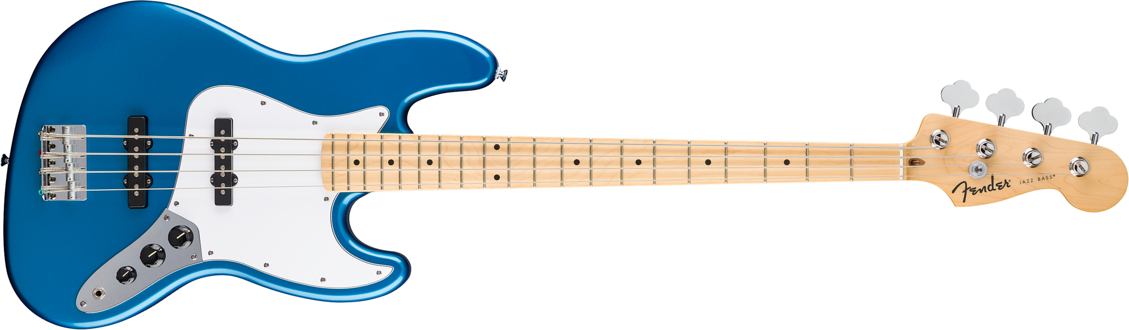 Fender Jazz Bass Standard Mex Mn - Aqua Marine Metallic - Bajo eléctrico de cuerpo sólido - Main picture