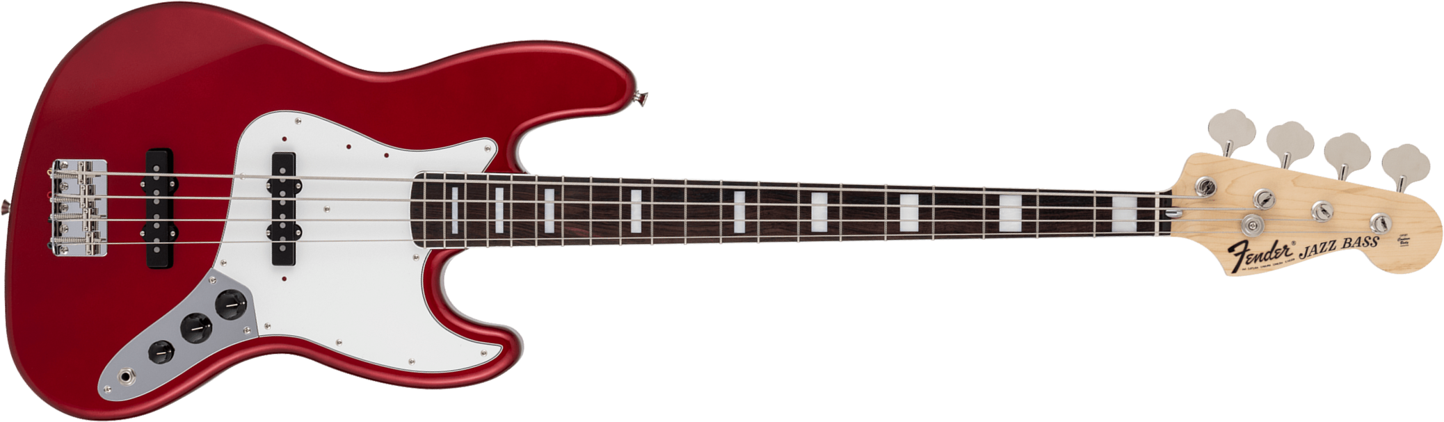 Fender Jazz Bass Traditional 70s Jap 2s Trem Rw - Candy Apple Red - Bajo eléctrico de cuerpo sólido - Main picture