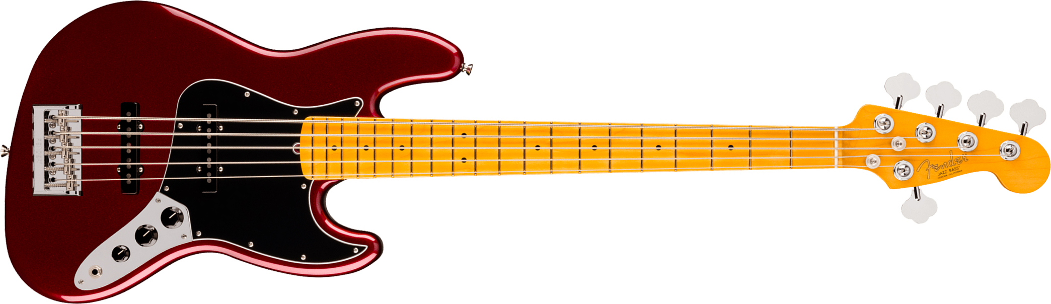Fender Jazz Bass V American Pro. Usa 5c Mn - Oxblood - Bajo eléctrico de cuerpo sólido - Main picture