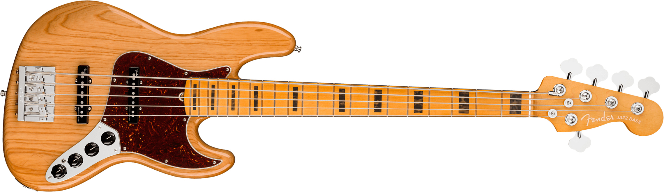 Fender Jazz Bass V American Ultra 2019 Usa 5-cordes Mn - Aged Natural - Bajo eléctrico de cuerpo sólido - Main picture