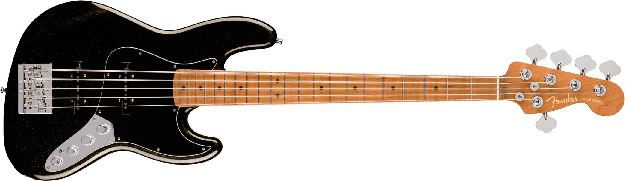 Fender Jazz Bass V American Ultra Ii Ltd Usa 5c Active Mn - Gold Dust - Bajo eléctrico de cuerpo sólido - Main picture