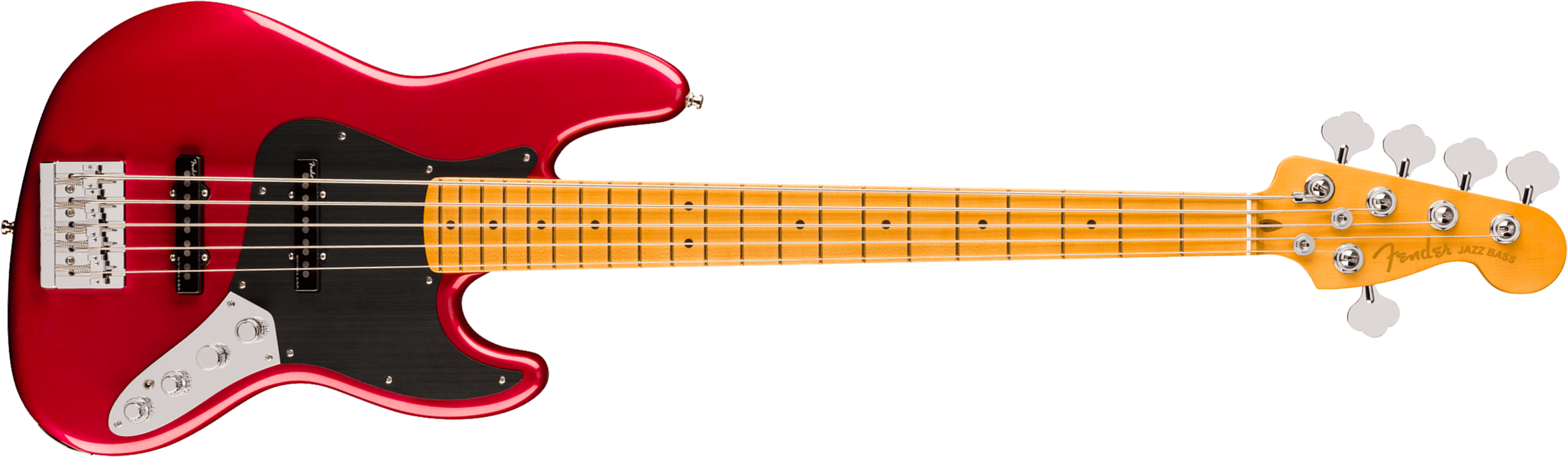 Fender Jazz Bass V American Ultra Ii Usa 5c Active Mn - Sinister Red - Bajo eléctrico de cuerpo sólido - Main picture