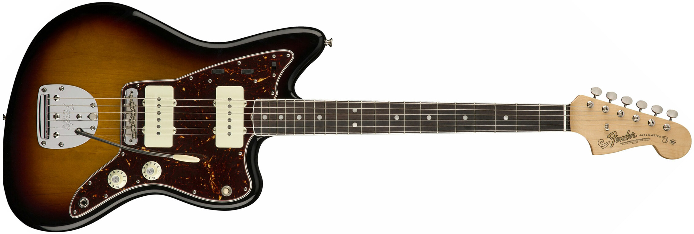 Fender Jazzmaster '60s American Original Usa Ss Rw - 3-color Sunburst - Guitarra electrica retro rock - Main picture