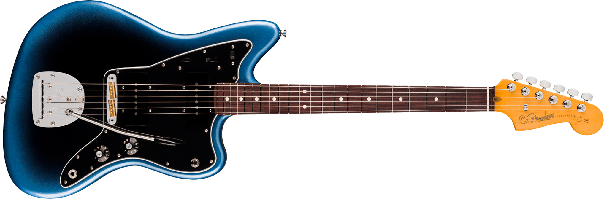 Fender Jazzmaster American Pro. Usa  2s Trem Rw - Dark Night - Guitarra electrica retro rock - Main picture