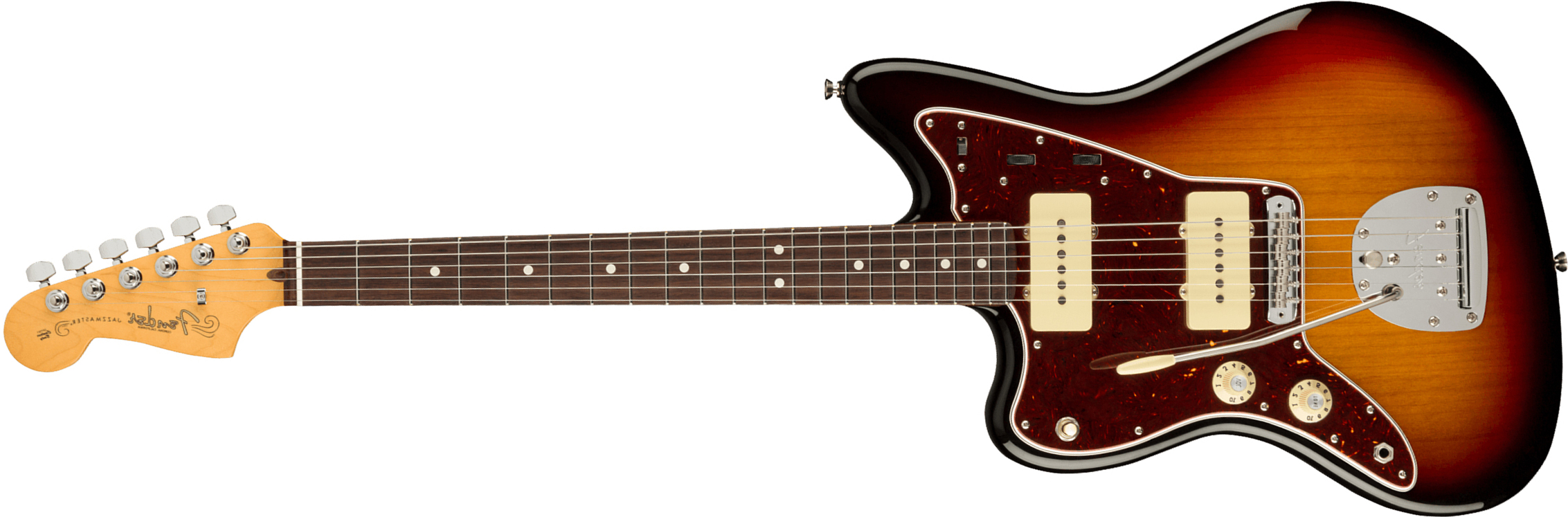 Fender Jazzmaster American Professional Ii Lh Gaucher Usa Rw - 3-color Sunburst - Guitarra electrica para zurdos - Main picture
