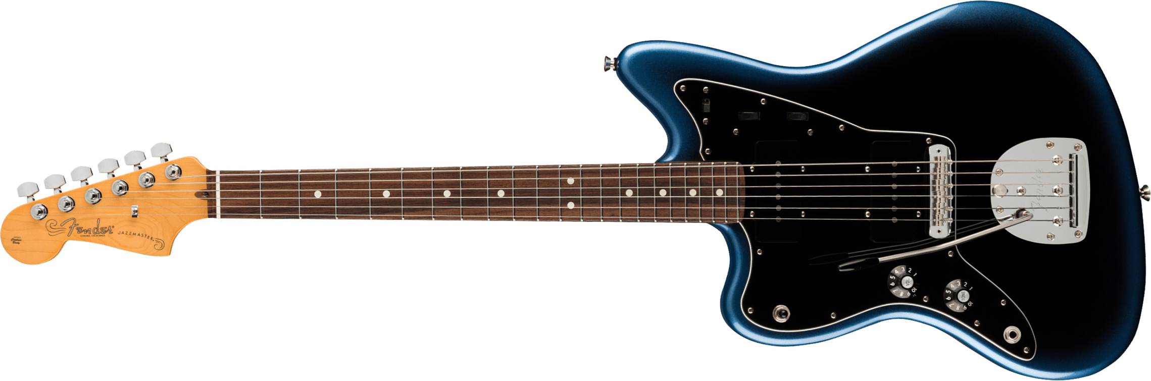 Fender Jazzmaster American Professional Ii Lh Gaucher Usa Rw - Dark Night - Guitarra electrica para zurdos - Main picture